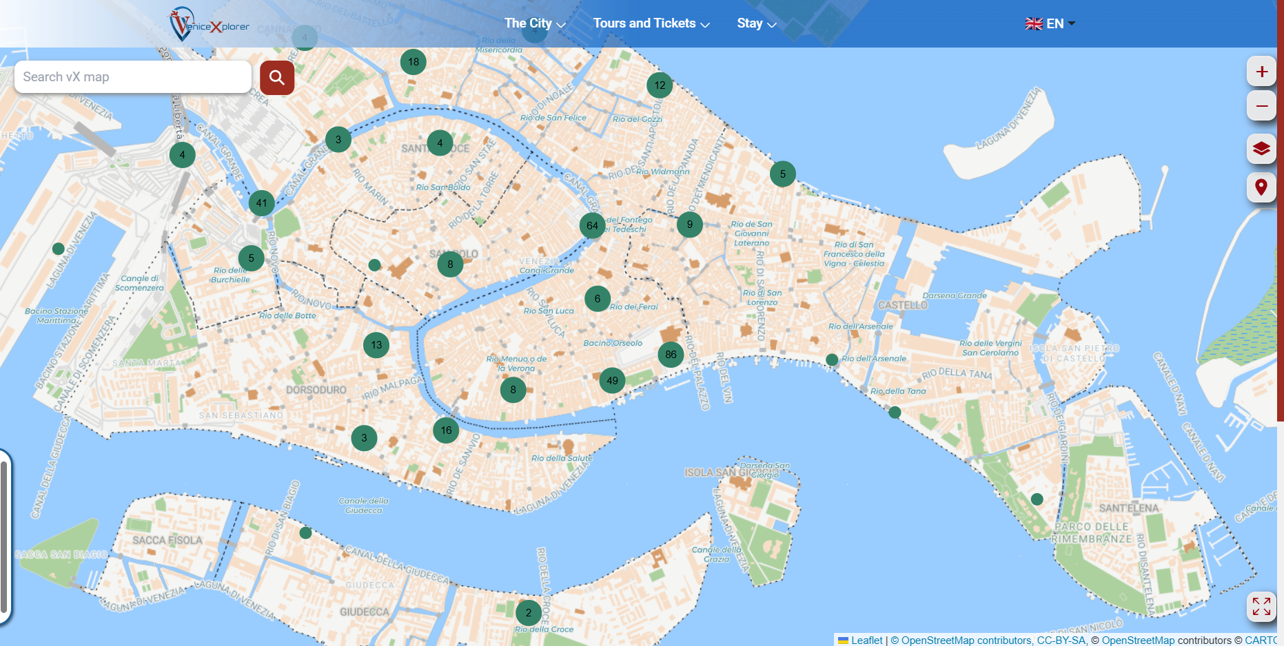 Venice Explorer project screenshot